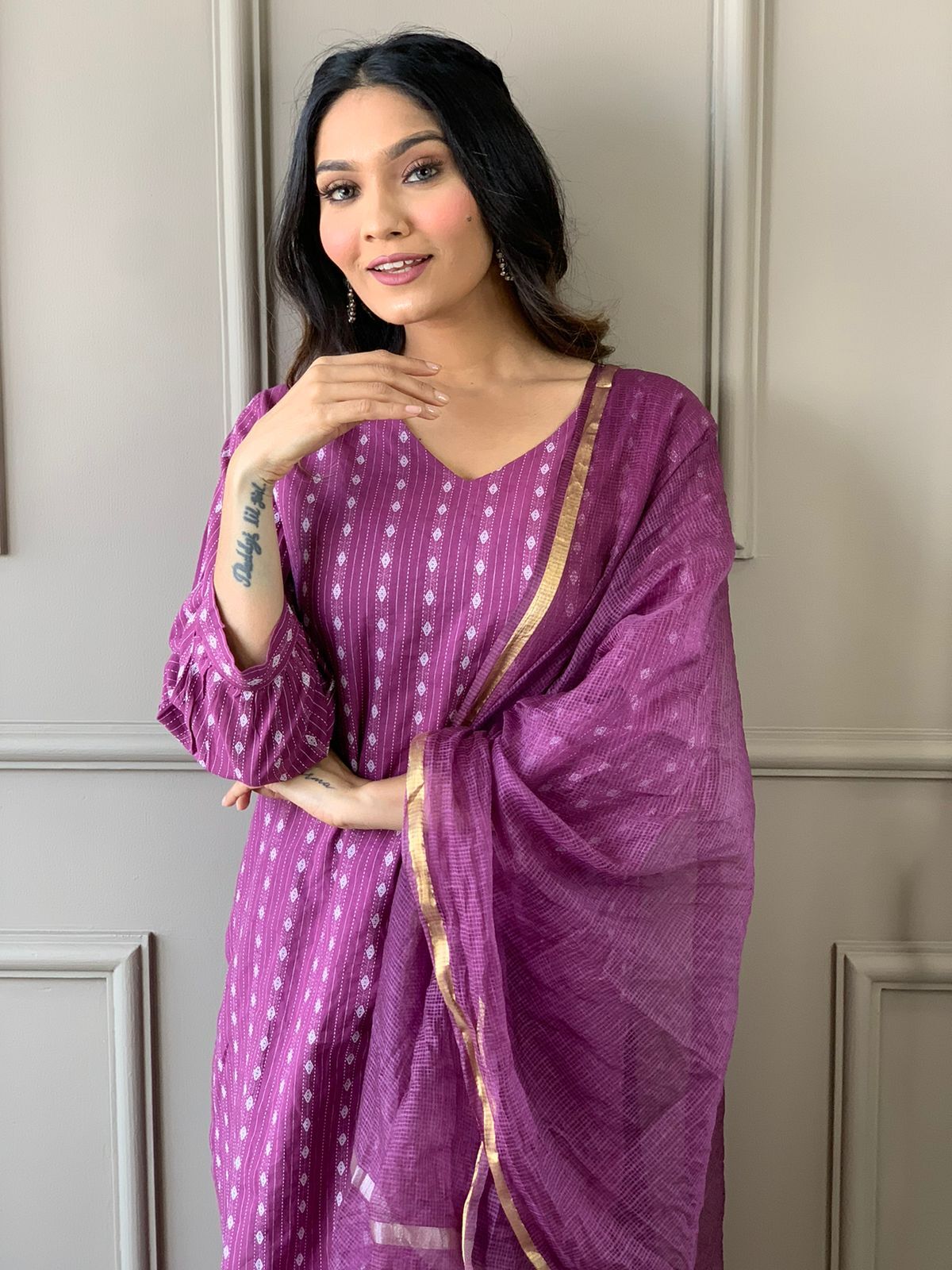 Readymade Wedding Salwar Kameez Indian Pakistani Bollywood Cotton Kurti 3 Piece