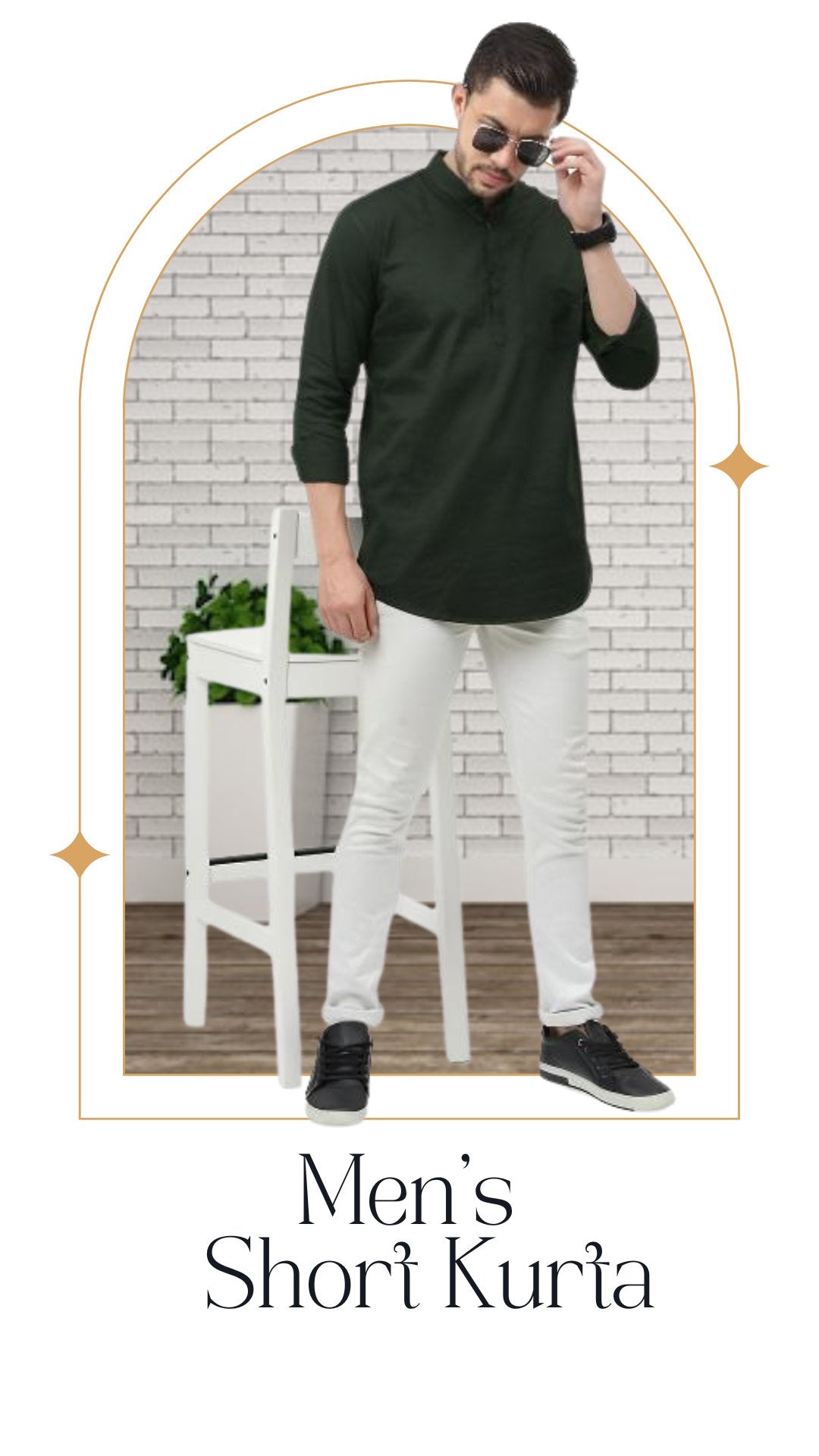 Men's Short Kurta