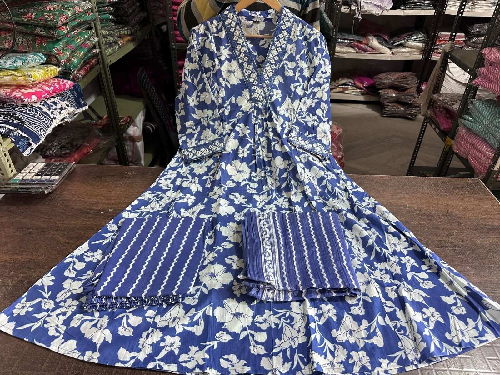 Cotton Printed Indian Pakistani Salwar Kameez – Designer A-line Dress Wear Suit