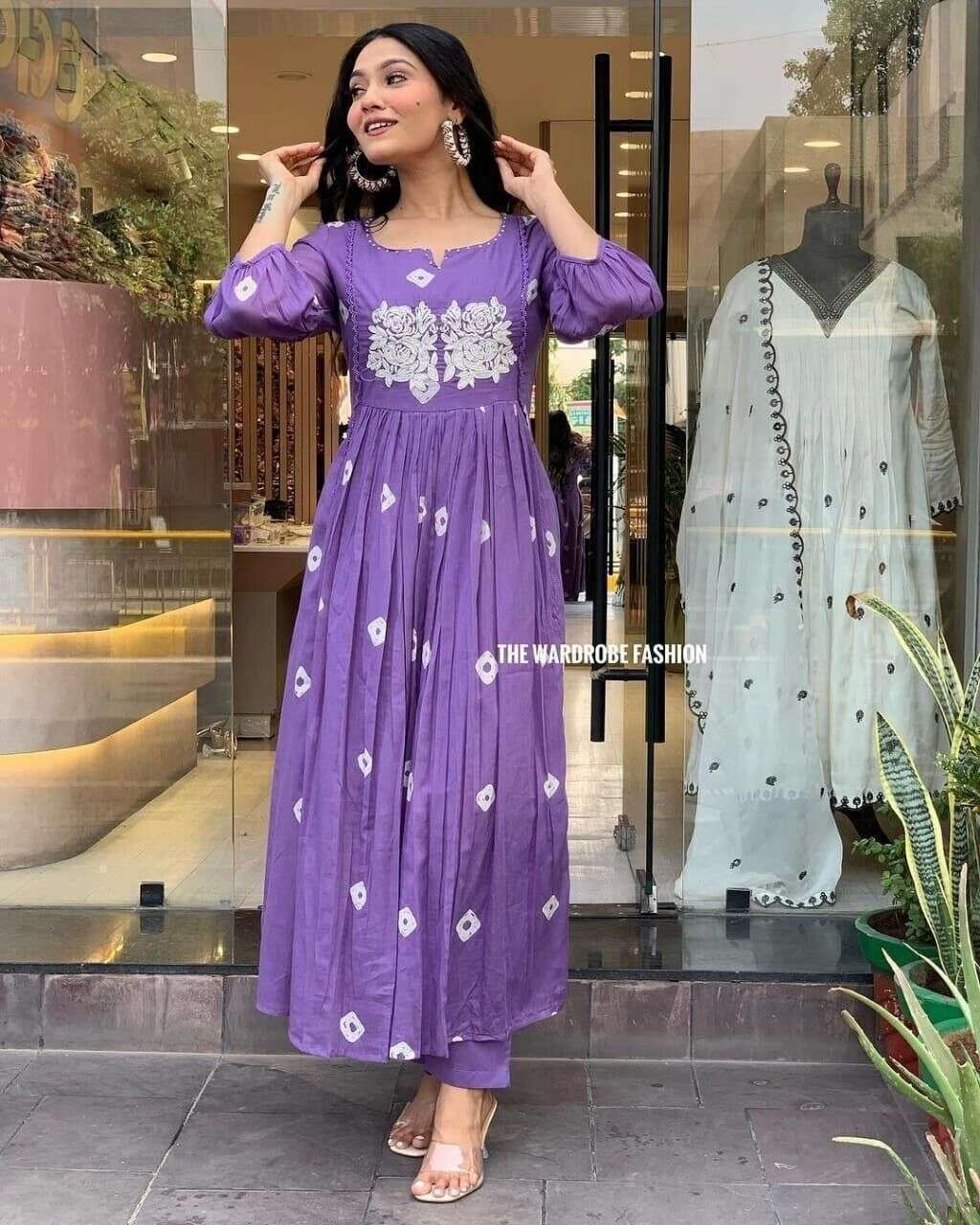 Anarkali Flared Gown Pakistani Salwar Kameez Ready made Wedding Party Bollywood