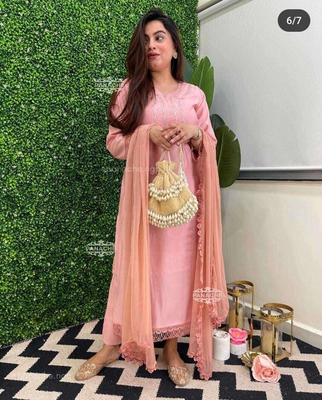 Women Dress Pakistani Salwar Kameez Readymade Suits Indian Wedding Party Cotton