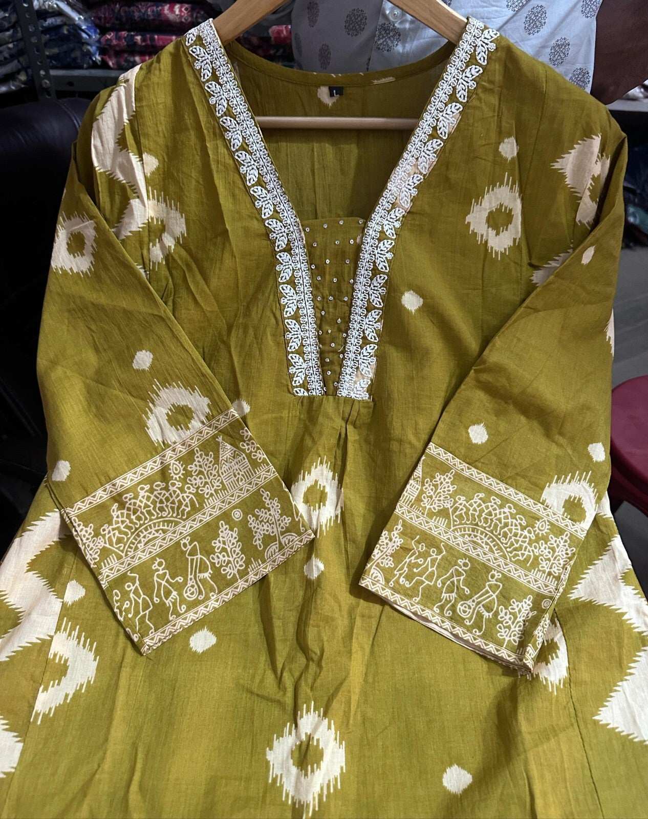 Cotton Printed Indian Pakistani Salwar Kameez – Printed A-line Dress Wear Suit