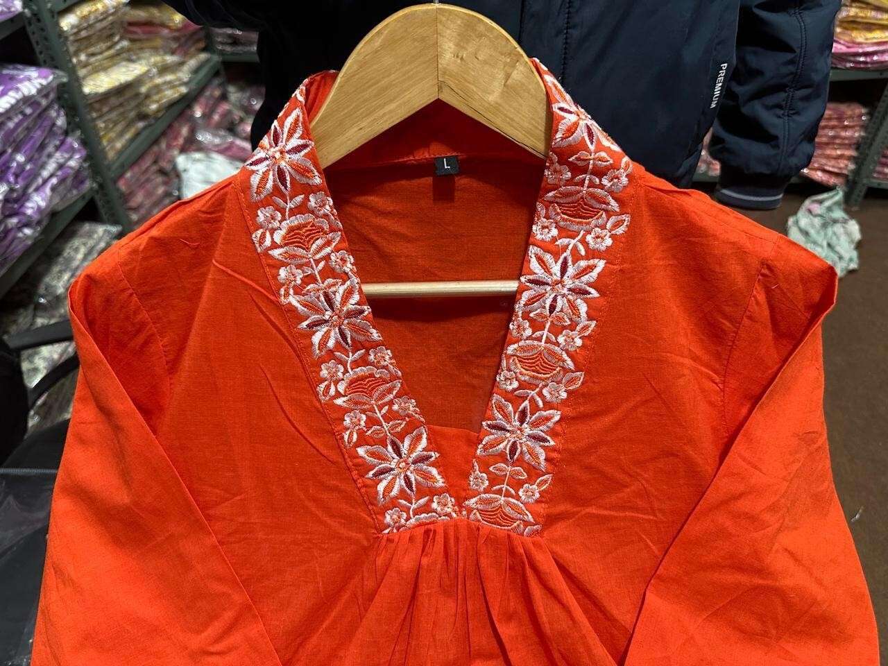 Designer Flared women anarkali Gown Set 3 PC long suit Indian Fabric Cotton 60