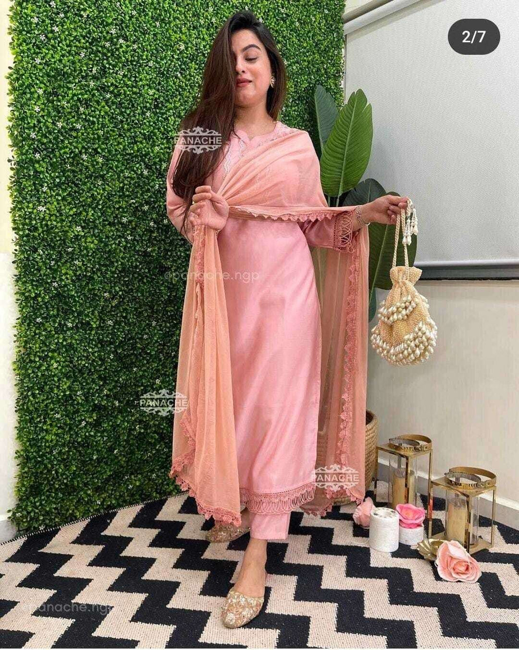 Women Dress Pakistani Salwar Kameez Readymade Suits Indian Wedding Party Cotton