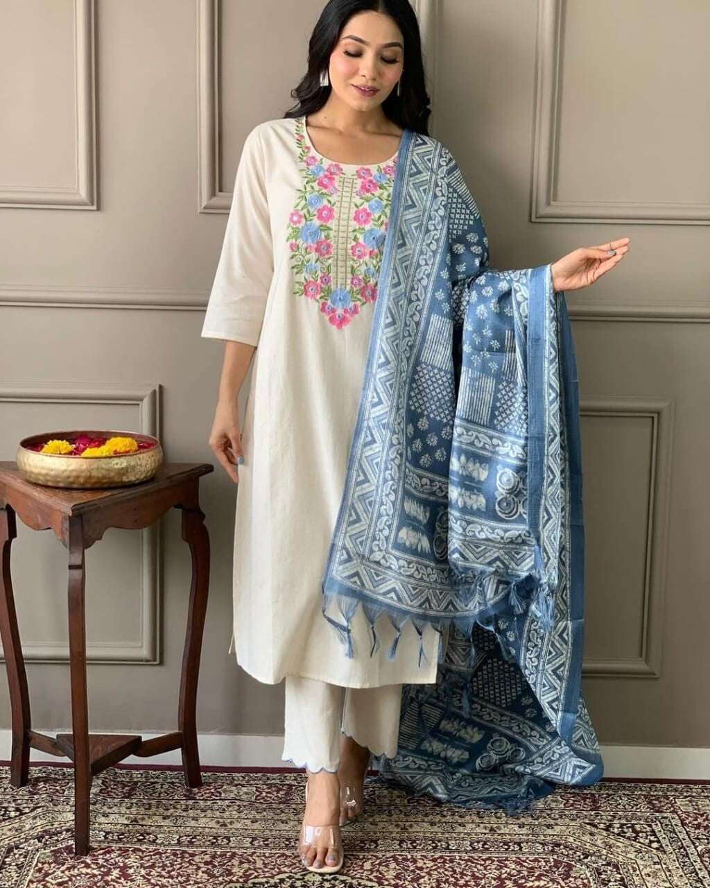 Indian Salwar Kameez Suit Designer Pakistani Bollywood Party Wear Cotton Dress