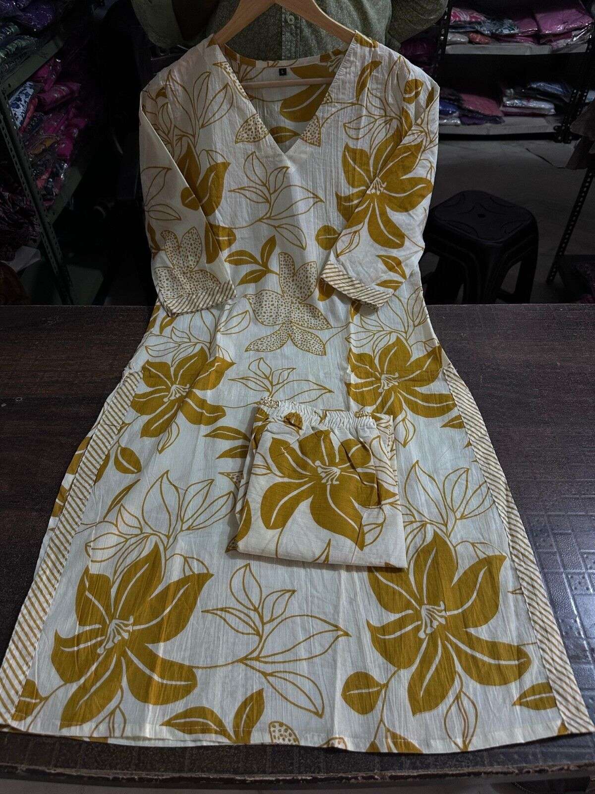 2-Piece Cotton Pakistani Printed Wedding & Party Wear Sharara Suit – Bollywood S