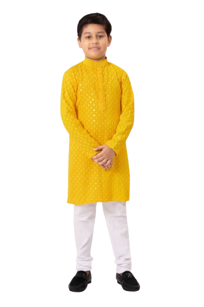Pakistani Indian Kid Boy Kurta Kameez for Eid Party Wedding Mehndi Age 5 to 12