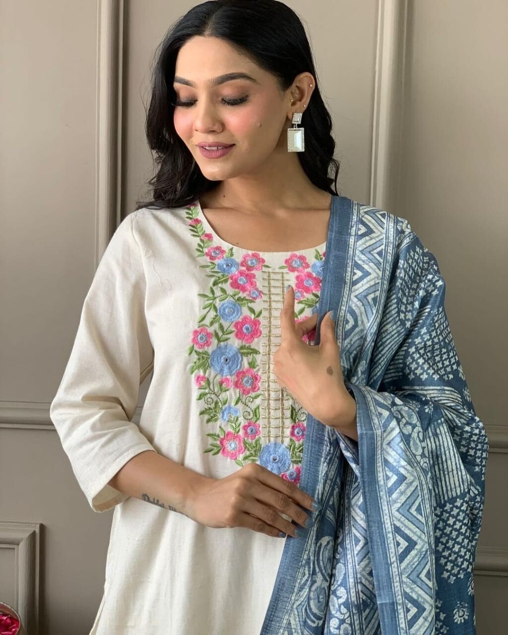 Indian Salwar Kameez Suit Designer Pakistani Bollywood Party Wear Cotton Dress
