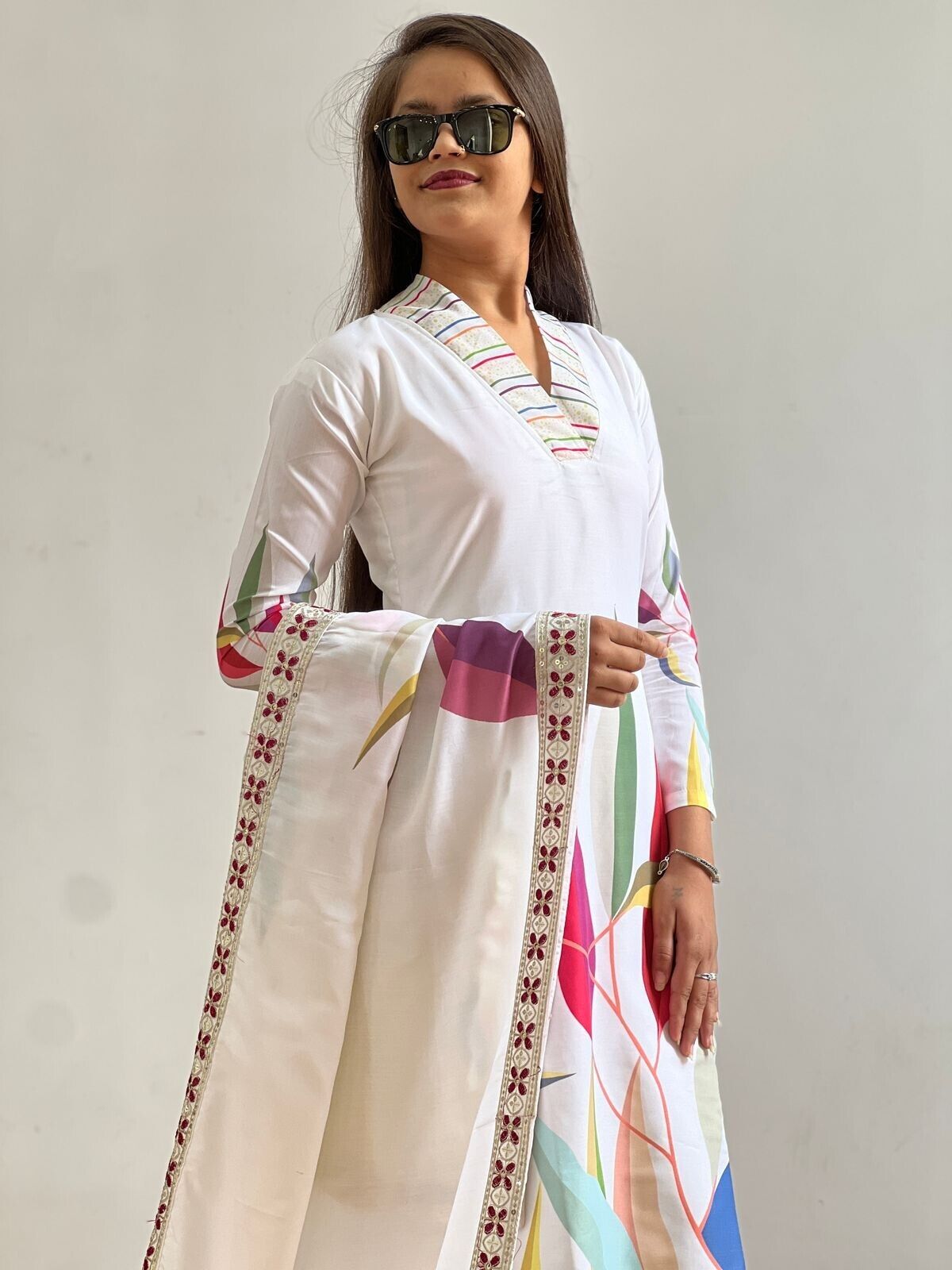 Muslin Cotton  Dress Salwar Kameez Ready To Wear Suits Indian Wedding Bollywood