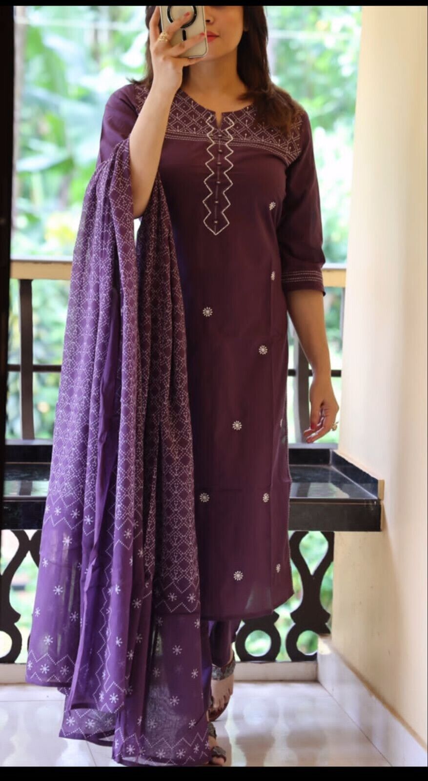 Cotton Salwar Kameez Dress – Ready-to-Wear 3-Piece Indian Wedding & Party Suit