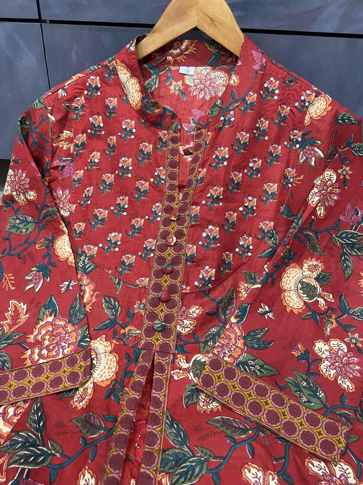 Pakistani Anarkali Gown Kurta Pant Set Indian Party Wear Top Tunic Kurti Dress