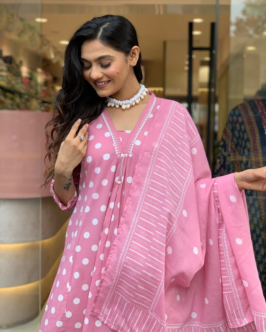 Cotton Bridal  Dress Flared Anarkali Gown Pakistani Formal Readymade Party Gown