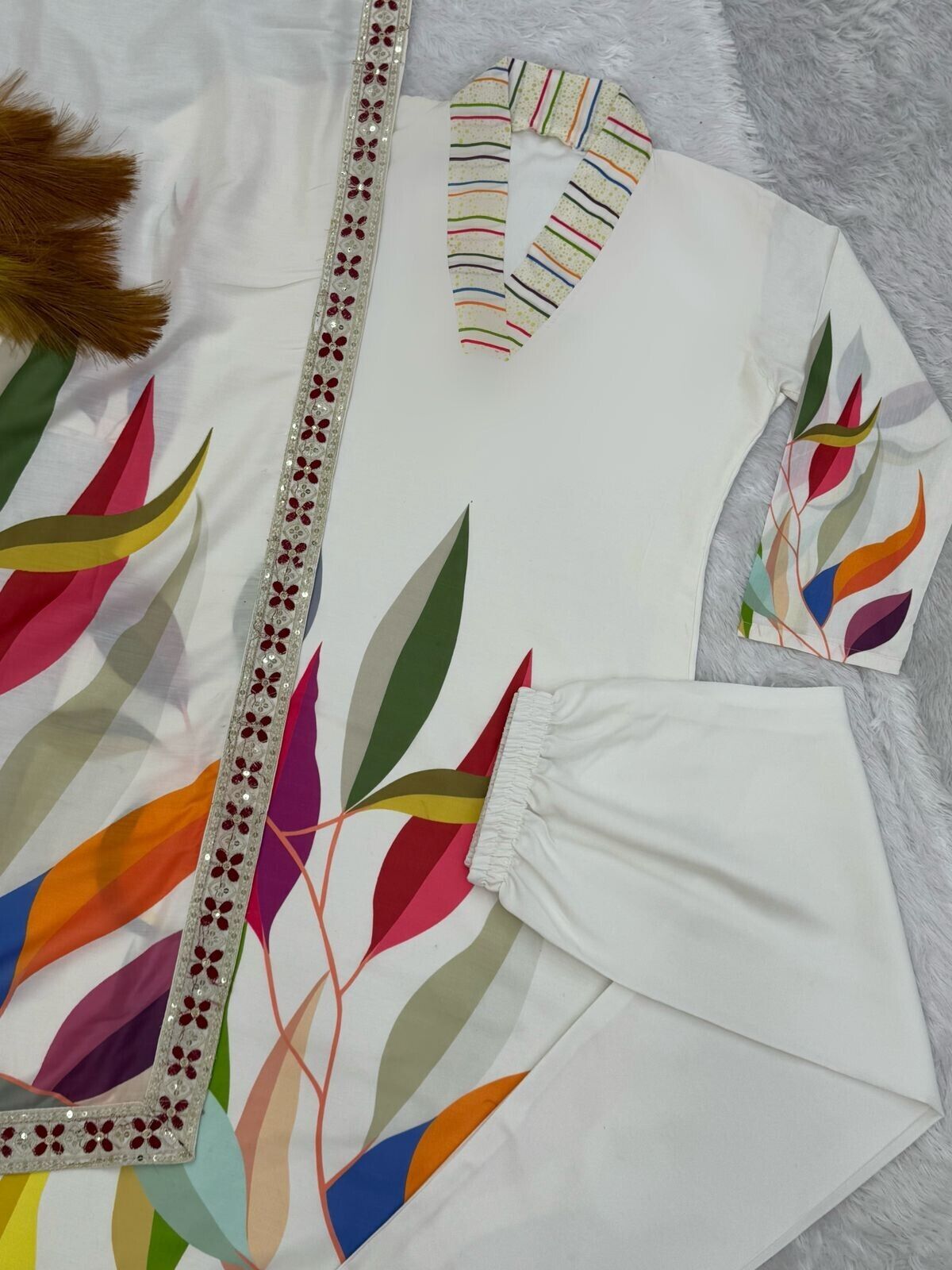 Muslin Cotton  Dress Salwar Kameez Ready To Wear Suits Indian Wedding Bollywood