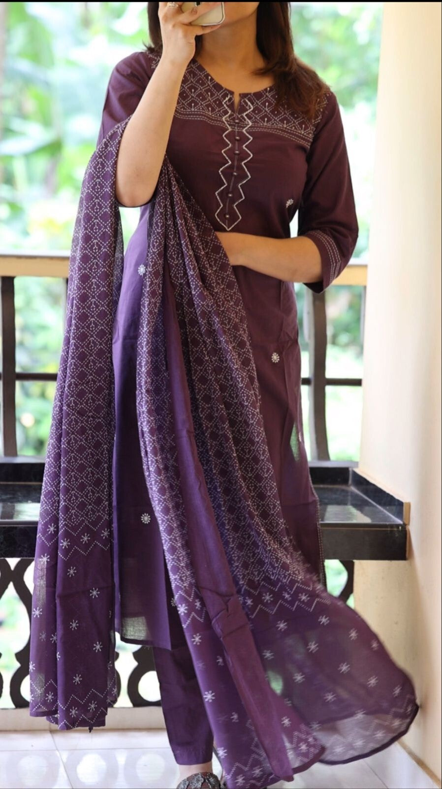Cotton Salwar Kameez Dress – Ready-to-Wear 3-Piece Indian Wedding & Party Suit