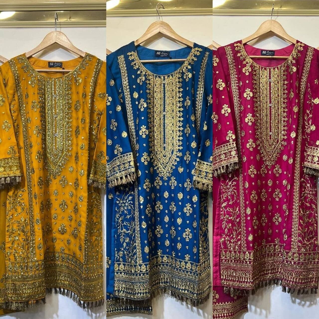 Georgette Salwar Kameez with Dupatta for Party Palazzo Kurti Set Sharara