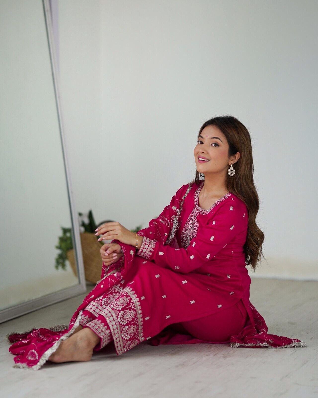 Zari work Silk Salwar Kameez Suit Designer Kurta salwar kameez suit , 3 pcs suit
