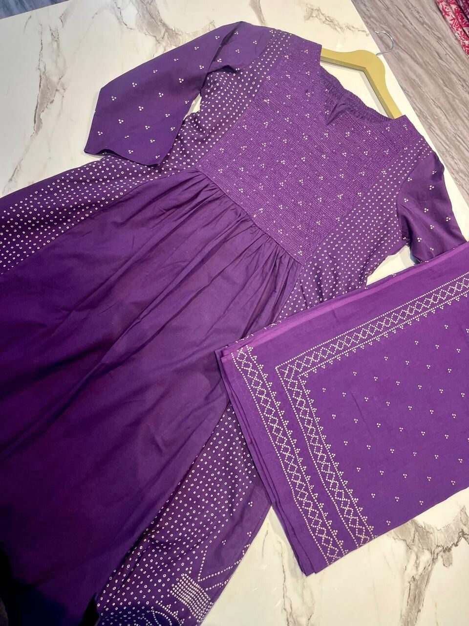 Women Anarkali Gown With Pant Sets Indian Designer Salwar Kameez Readymade Suit