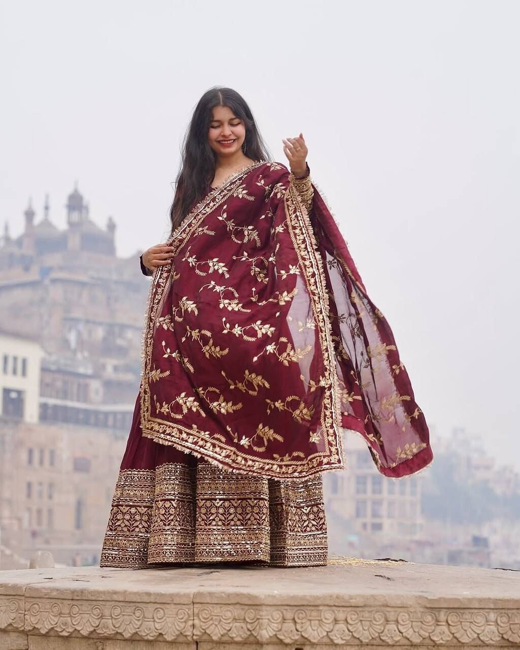 Bollywood Designer Indian Pakistani ReadyMade Anarkali Gown Georgette Wedding