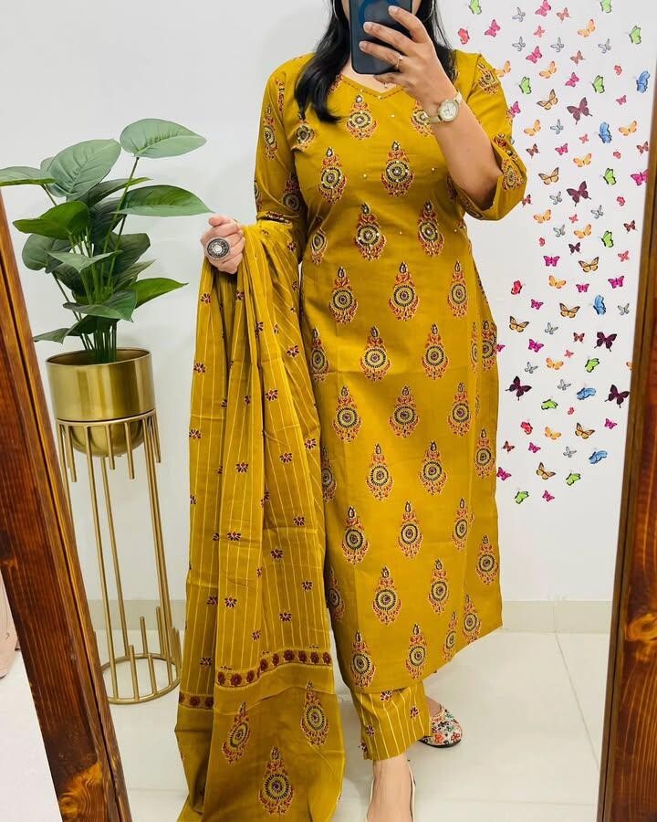 Cotton Bollywood Designer Salwar Kameez Wear Wedding Party Pakistani Dress suit