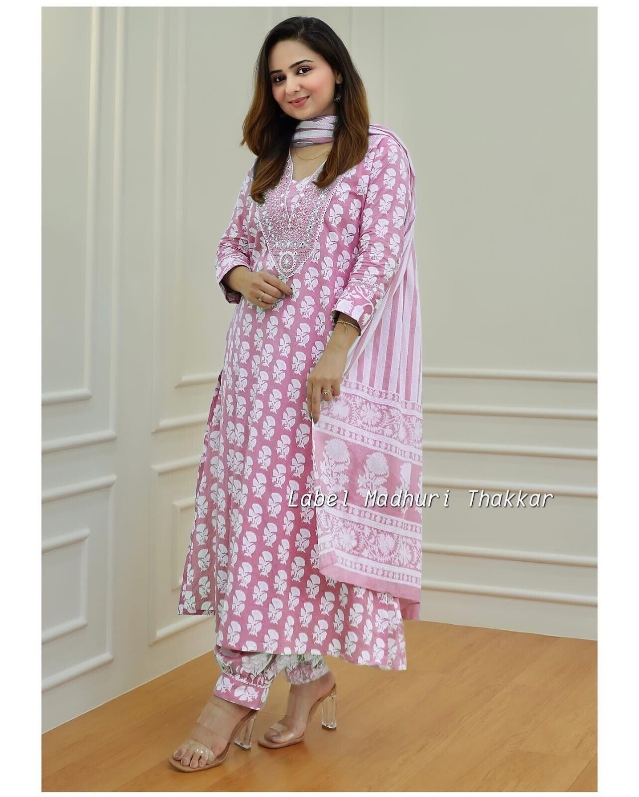 Women Cotton Suit Readymade Salwar Kameez Ready To Party Wear Suit