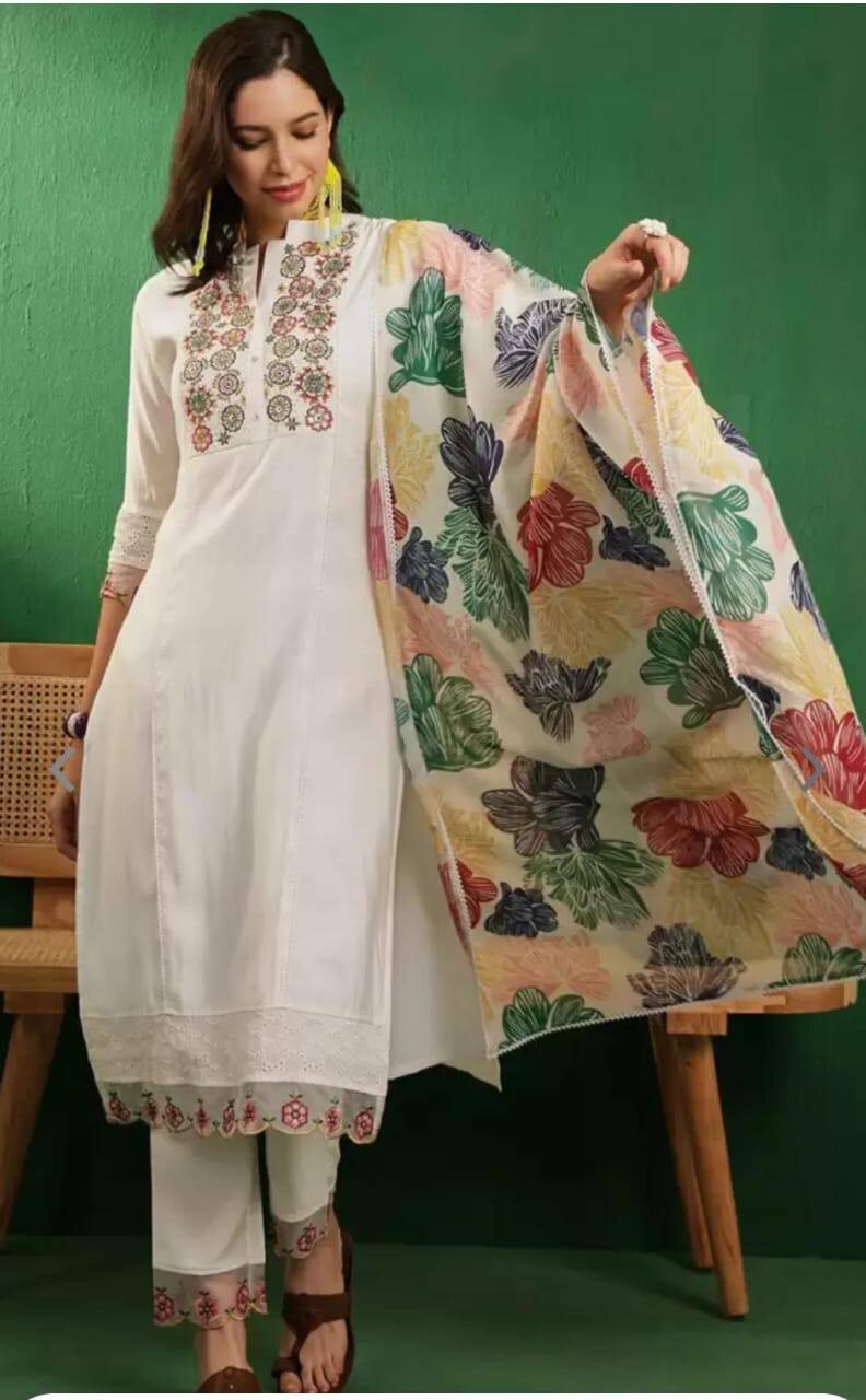 Indian Georgette Salwar Kameez with Dupatta for Women - Designer Kurta Salwar