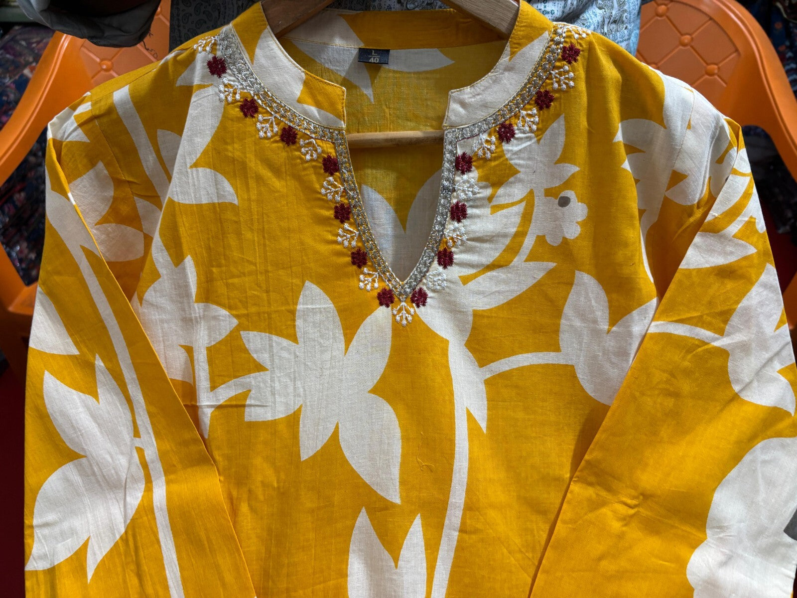 Cotton Printed Punjabi Salwar Kameez – 3-Piece Indian Pakistani Ethnic Floral
