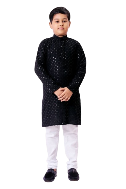 Pakistani Indian Kid Boy Kurta Kameez for Eid Party Wedding Mehndi Age 5 to 12