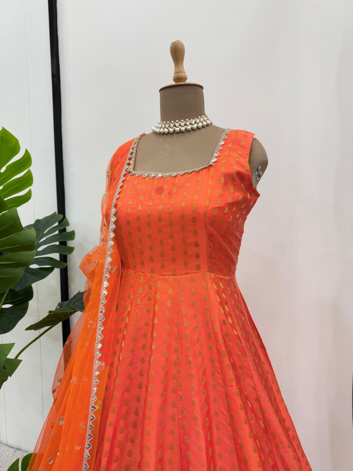 Anarkali Gown Pakistani Salwar Kameez Ready-made Suits Wedding Party Bollywood