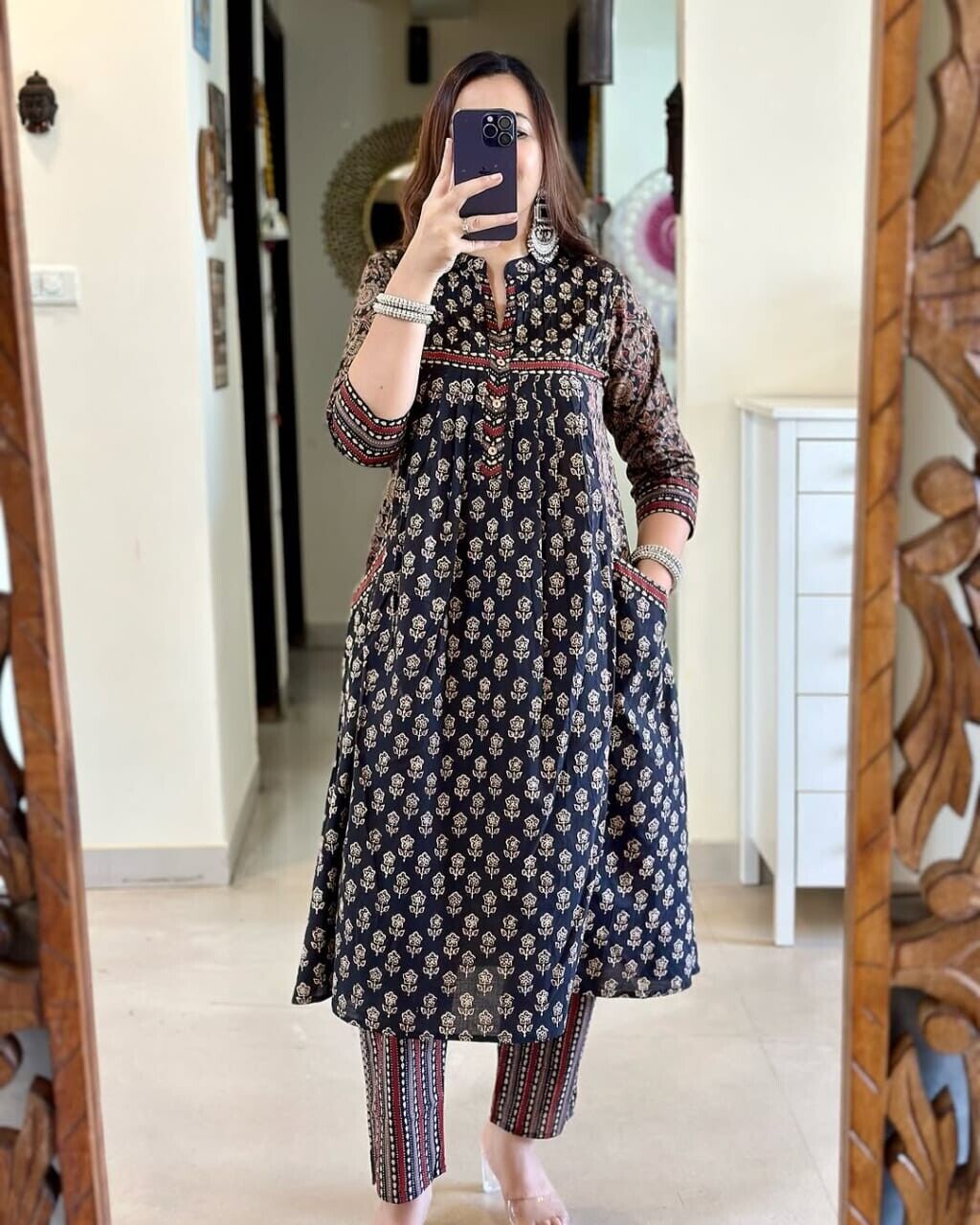Readymade  Indian Cotton Kurti Salwar Kameez Readymade Women Dress Tunic