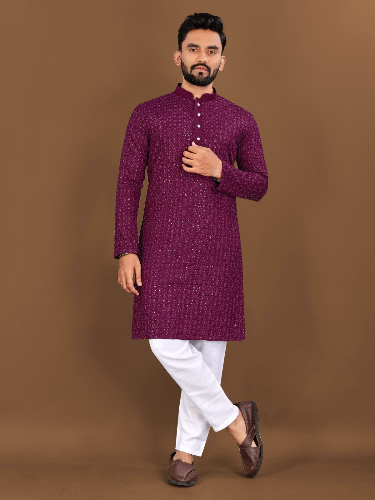 Indian Men's Designer Wedding Ethnic Wear Bollywood Eid Wear Kurta Payjama Dress