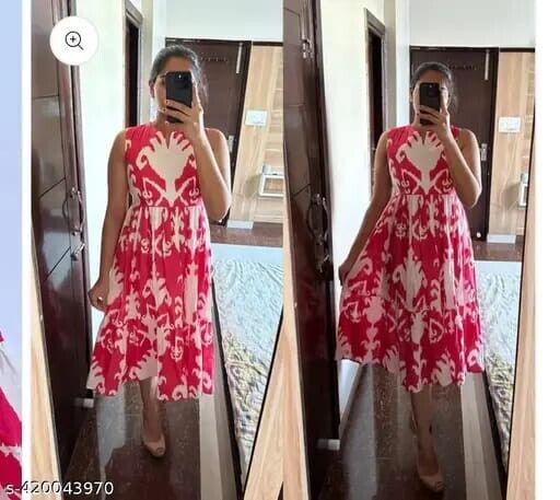 Women Embroidered Anarkali Cotton Soft Kurta Kurti Gown Maxi Comfortable Dress