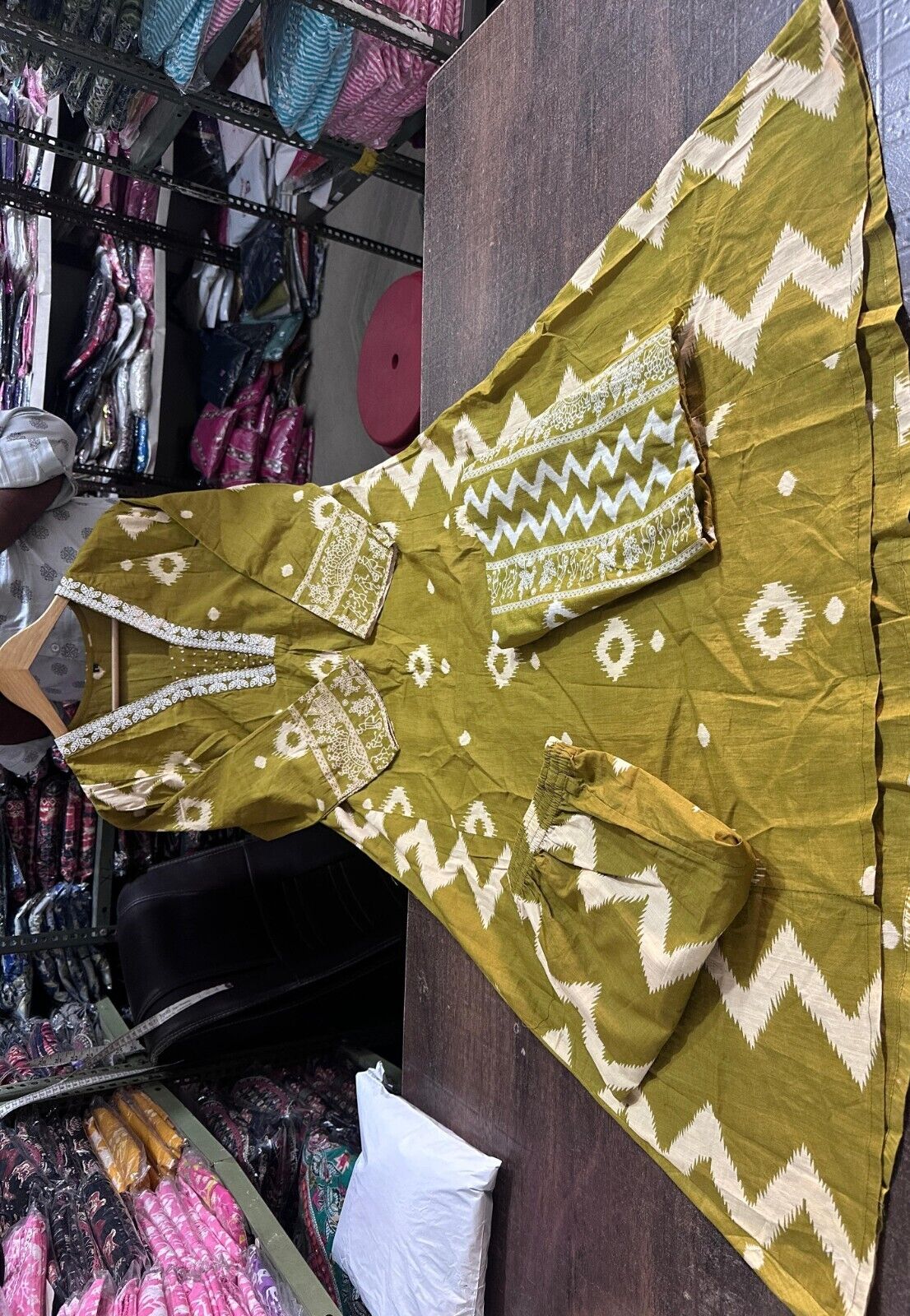 Cotton Printed Indian Pakistani Salwar Kameez – Printed A-line Dress Wear Suit