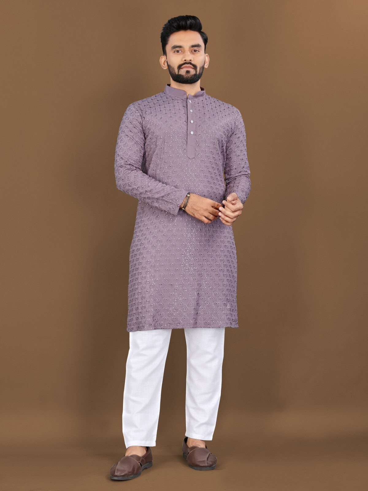 Indian Men's Designer Wedding Ethnic Wear Bollywood Eid Wear Kurta Payjama Dress