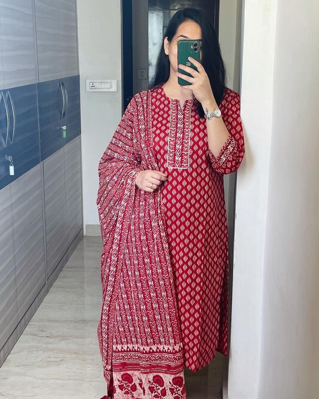 Cotton Dress Pakistani Salwar Kameez Readymade Suit Indian Wedding Party