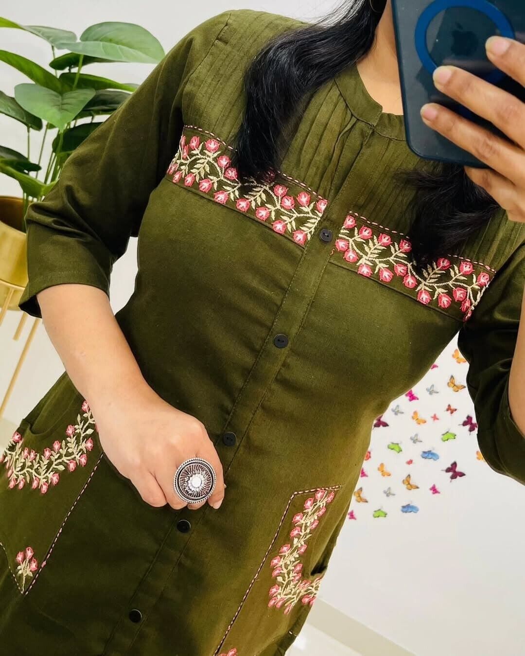 Cotton Women Dress Salwar Kameez Readymade Suits Indian Wedding Party 2 PCS