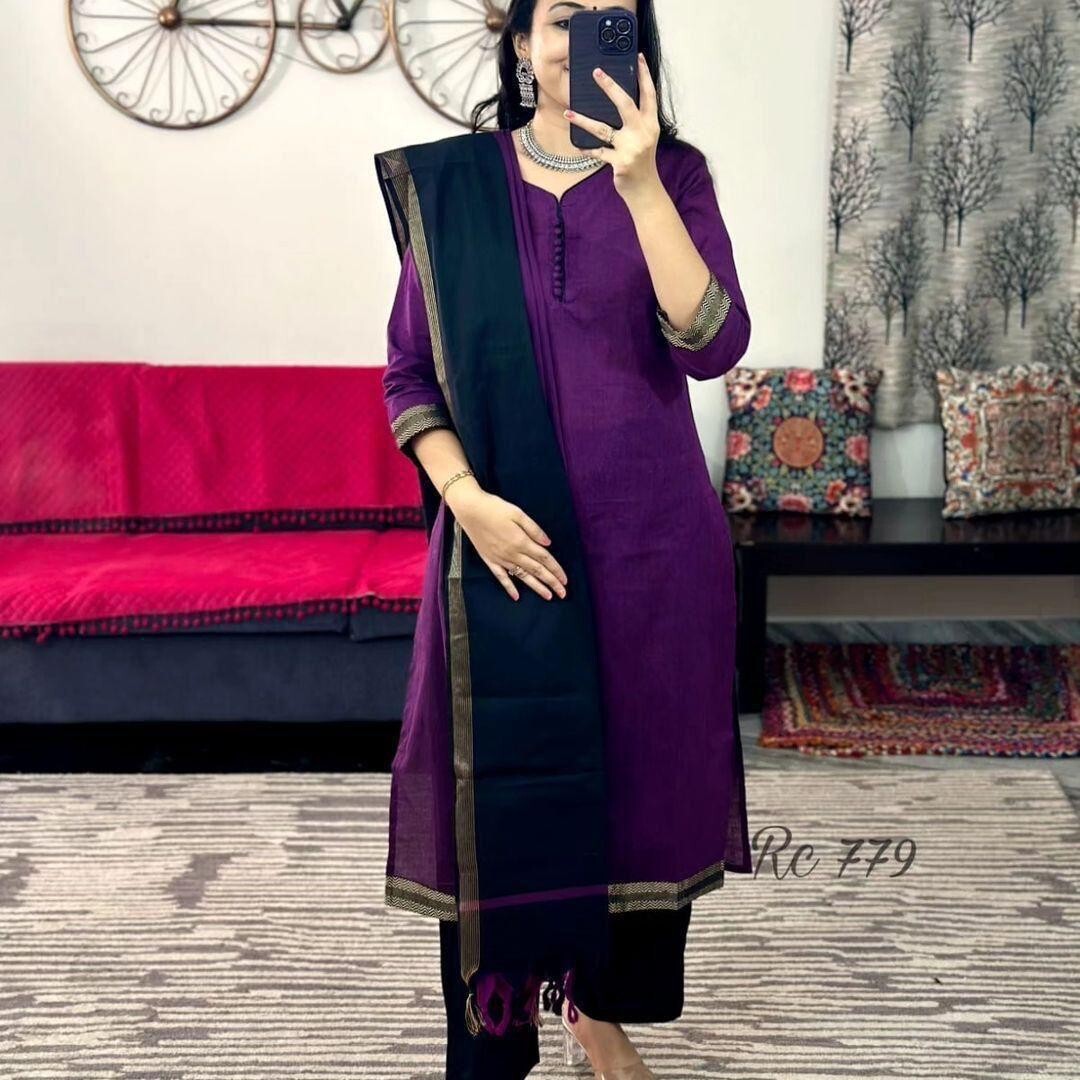 Cotton Gota Patti Salwar Kameez – Readymade Indian Wedding & Party Wear Suit