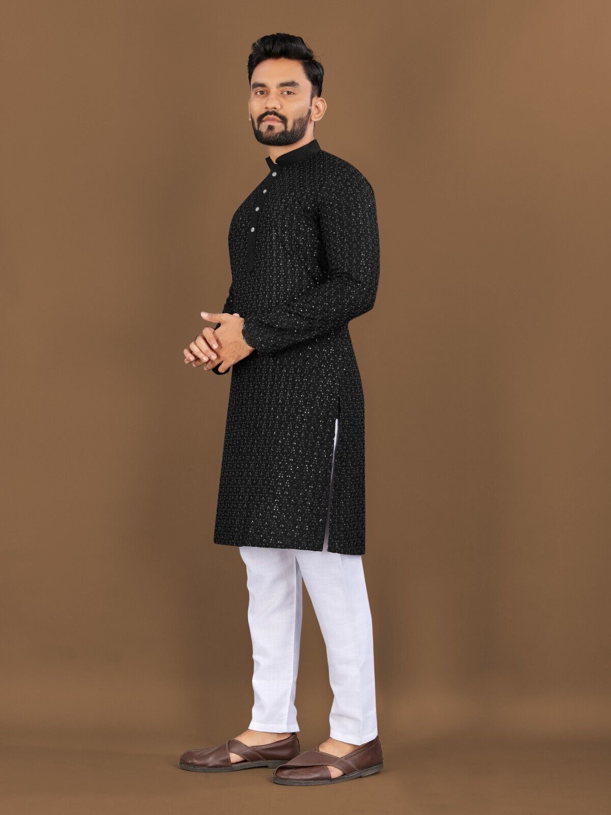 Indian Men's Designer Wedding Ethnic Wear Bollywood Eid Wear Kurta Payjama Dress