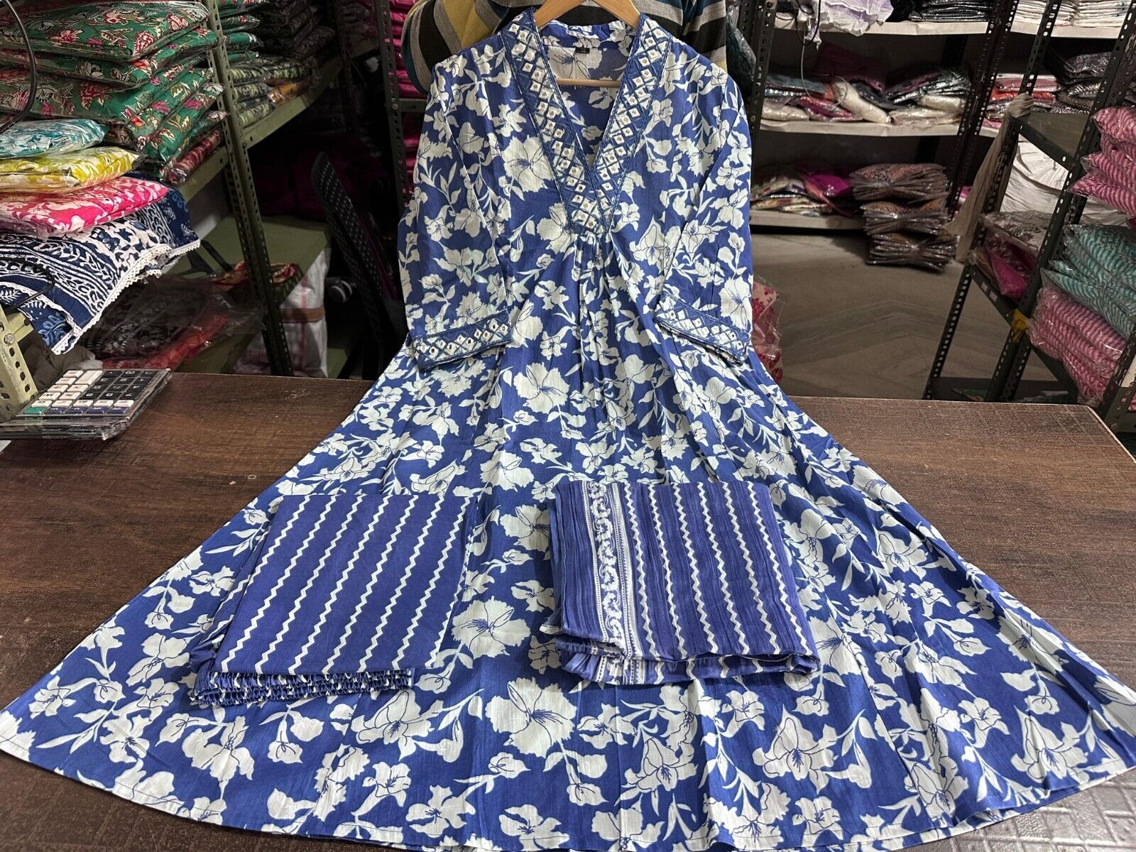 Cotton Printed Indian Pakistani Salwar Kameez – Designer A-line Dress Wear Suit
