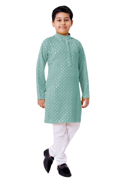 Pakistani Indian Kid Boy Kurta Kameez for Eid Party Wedding Mehndi Age 5 to 12