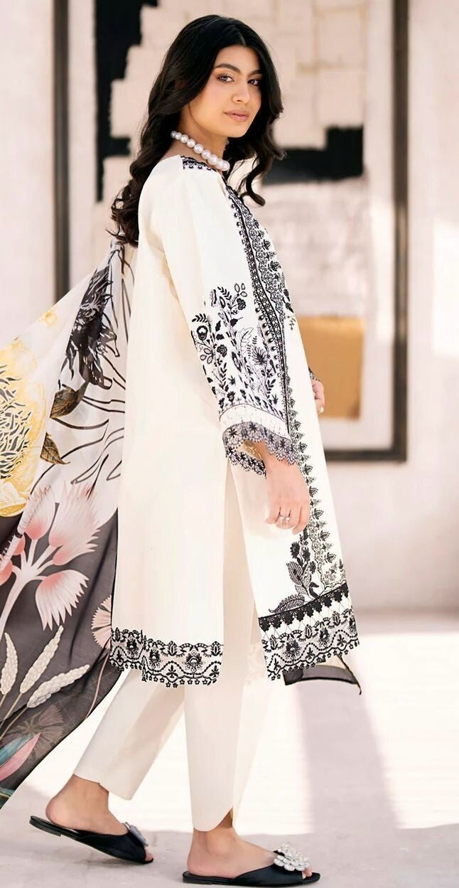 Georgette Salwar Kameez Thread work  Party Wear Dress Bollywood Suit Sharara
