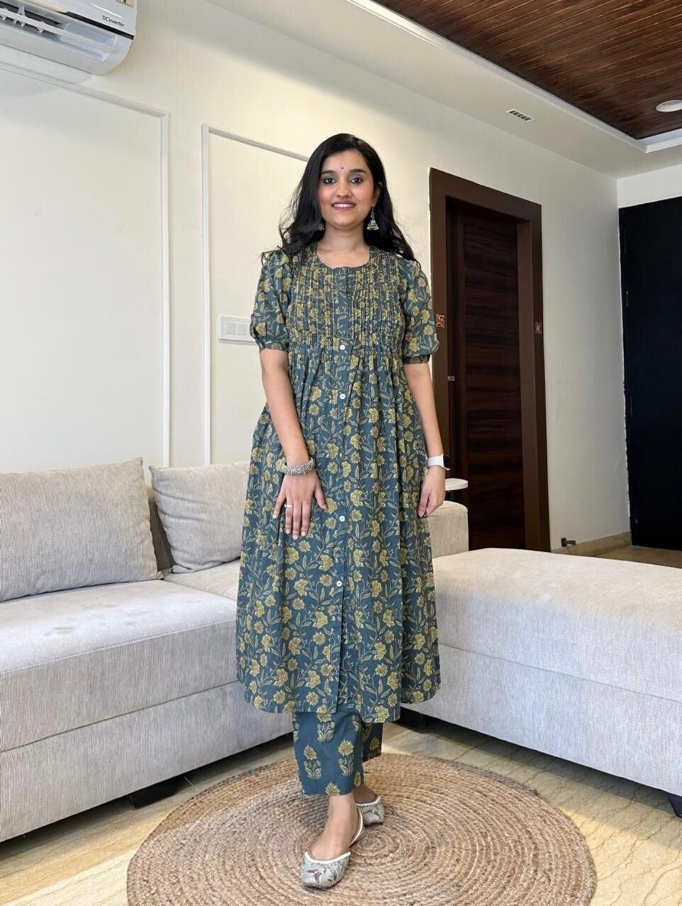 Women's Pure Cotton 60*60 Salwar Suit Set – Handcrafted Elegance Printed Dupatta