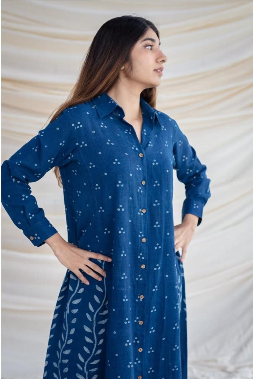 Cotton 2 Pcs  Women Designer Kurta Pant Set Indian Bollywood Party Wear Kurti