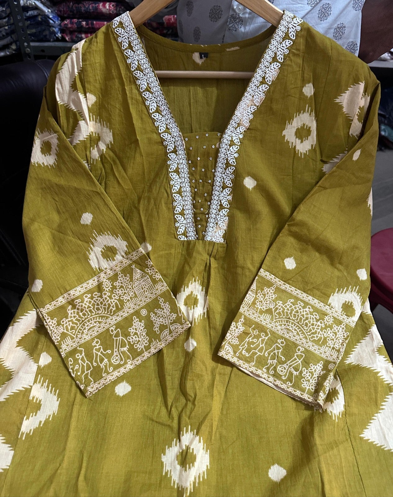 Cotton Printed Indian Pakistani Salwar Kameez – Printed A-line Dress Wear Suit