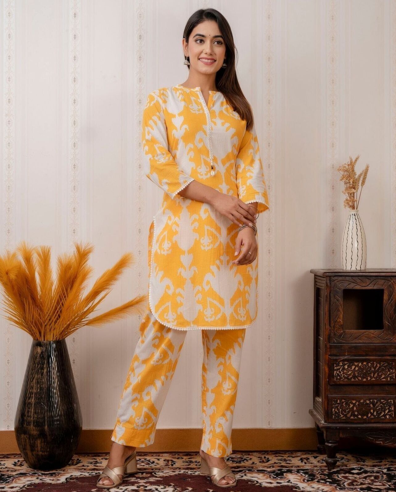 2 pcs Cotton Salwar Kameez Suit New Party Wear might casual Dress Readymade