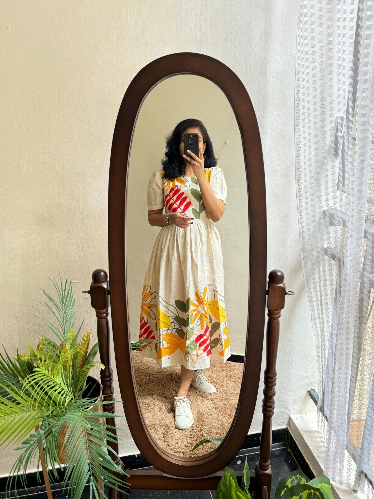 Cotton Anarkali Suit for Women – Frock Style Kurta, Pakistani 1-Piece Set