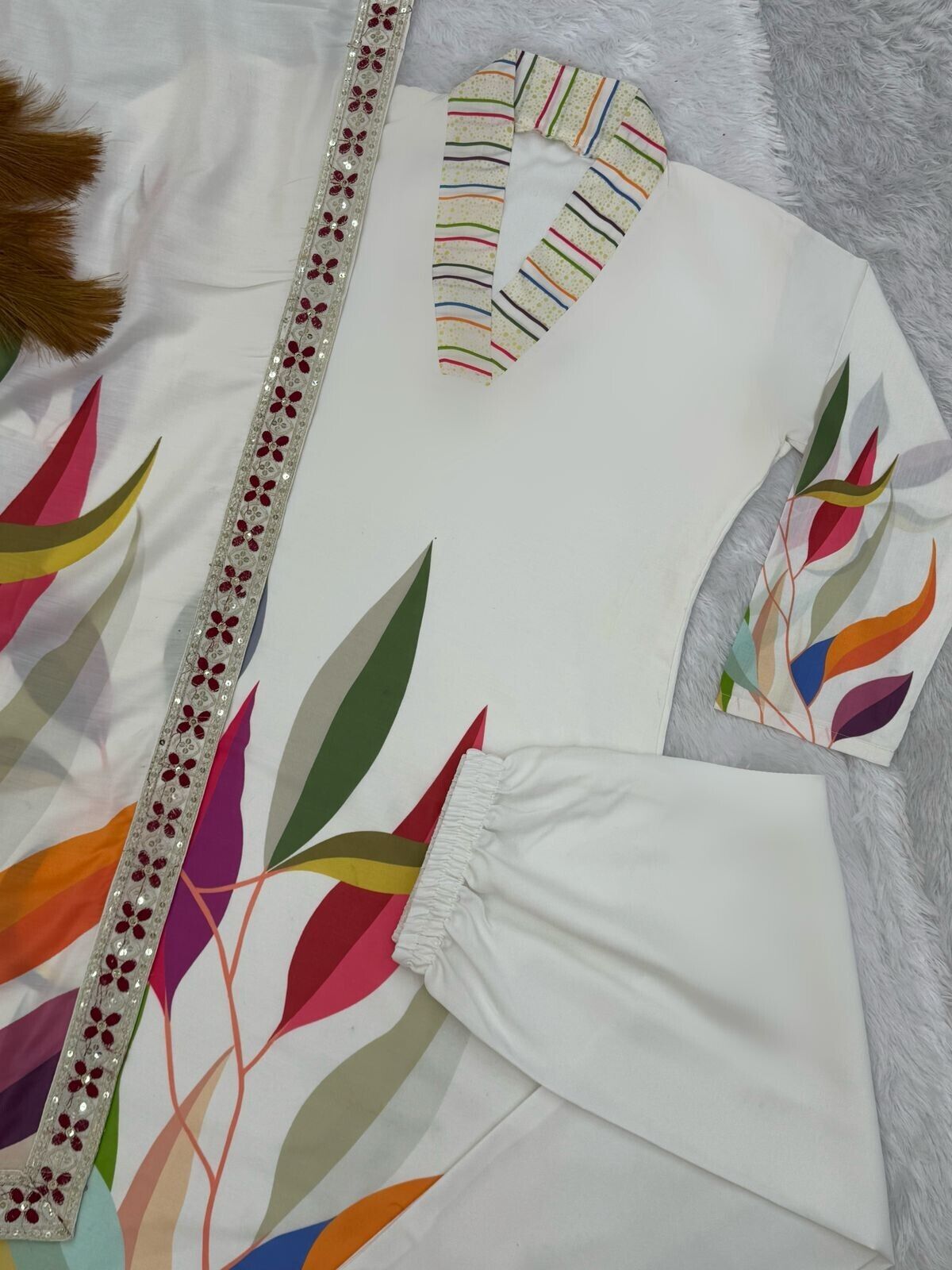 Muslin Cotton  Dress Salwar Kameez Ready To Wear Suits Indian Wedding Bollywood