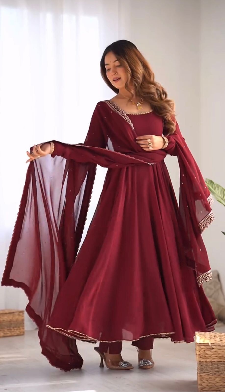 Bollywood Pakistani Kurta Pant Set - Designer Women Salwar Kameez Kurti Set