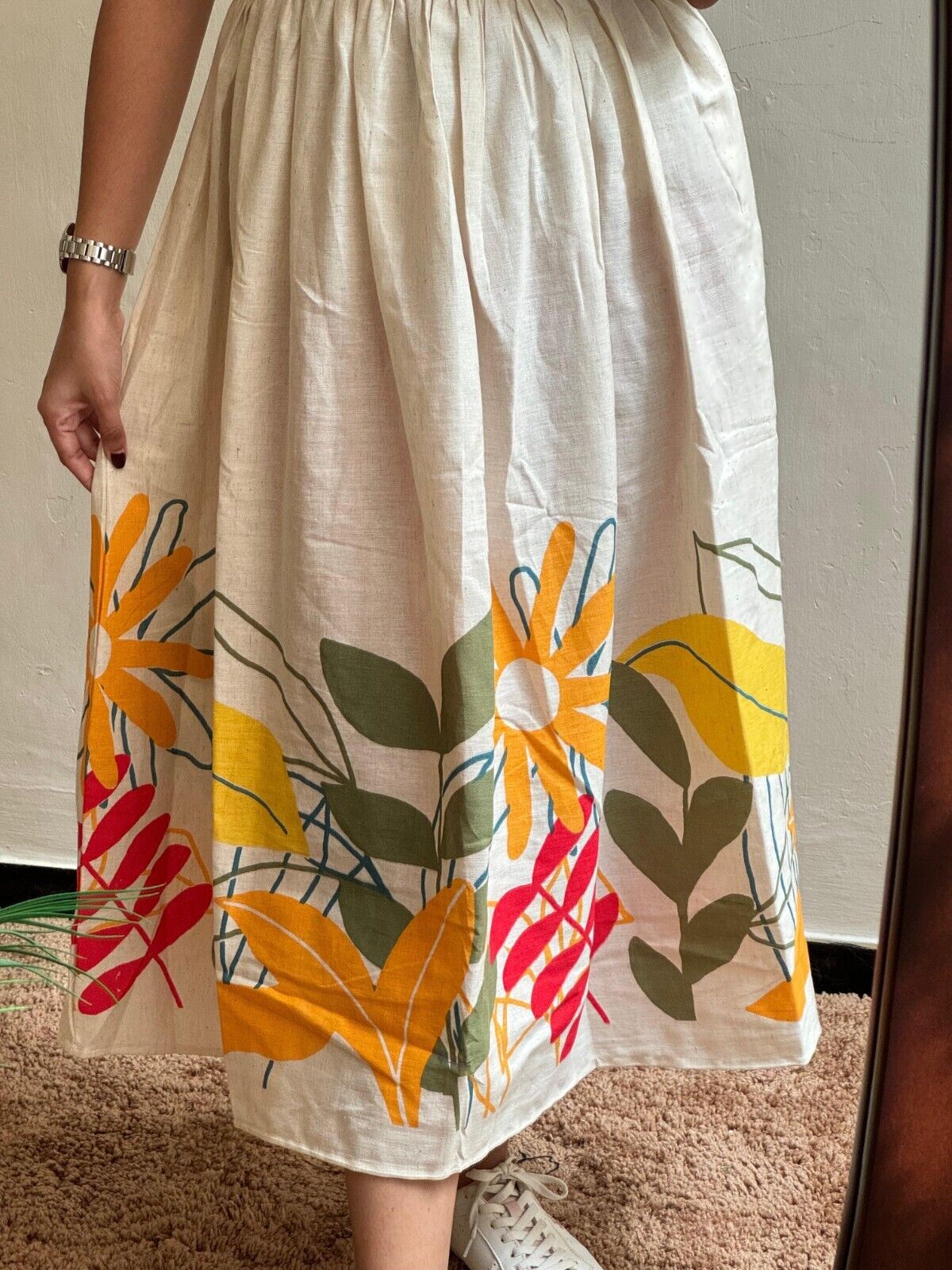 Cotton Anarkali Suit for Women – Frock Style Kurta, Pakistani 1-Piece Set