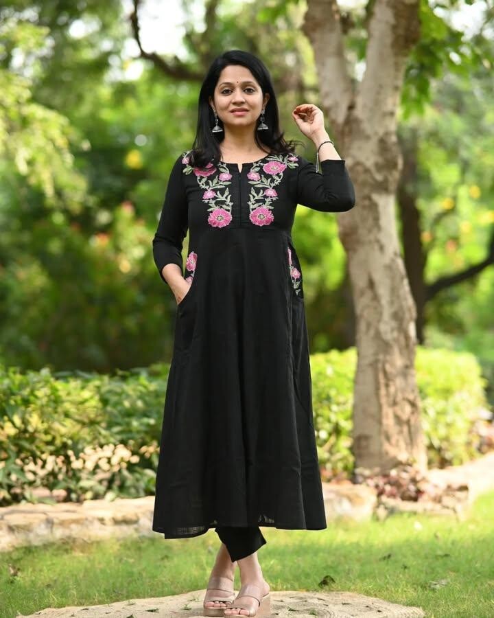 2 Pcs Bollywood Pakistani Cotton Pant Set Designer Women Salwar Kameez Kurti