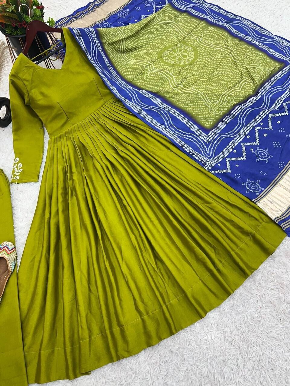 Bollywood Party Wear Anarkali Salwar Kameez Suit - Designer Flared Gown